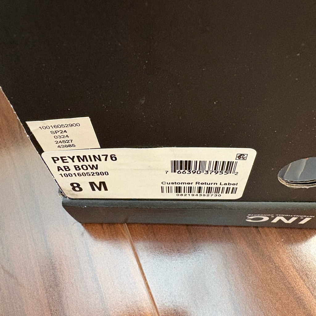 Black Box With Label Brand New